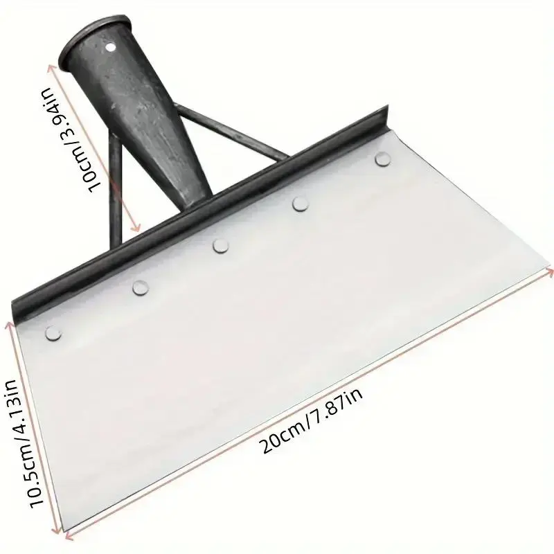 Stainless Steel Garden Shovel, Handleless Garden Shovel, Versatile Stainless Steel Garden Shovel for Yard Weeding & Outdoor Cleaning, Tool