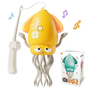 Magic Dancing Octopus Toy, Smart Tentacle Explorer, Wiggly Interactive Fun Octopus, Upright & Crawling Two Modes, LED Lights & Music, USB Rechargeable
