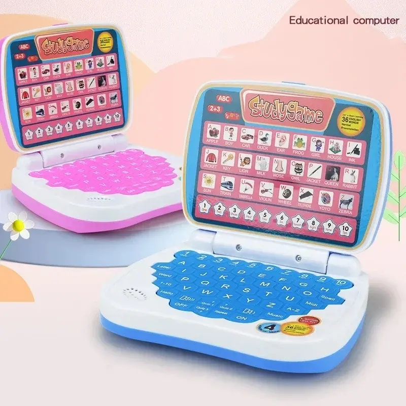 Simulation Laptop Learning Machine, Word Learning Machine, Learning Tablet, 1 Box Language Learning Toy, Educational Toy for Kids, Kindergarten Boy, Gift for Boys & Girls