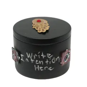 Soy Wax and Coconut Oil 8 oz Dreamcatcher Intention Massage Oil Candle with Natural Stones and Aromatherapy