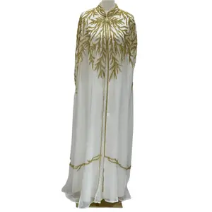 Traditional Embroidery Cape with Gold Detail