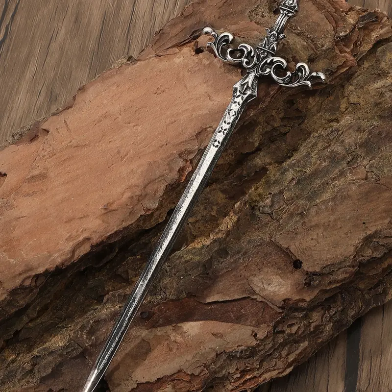 Nordic Retro Wave Rune Sword Hair Stick, Hairpin, Hair Clip, Clips For Hair, Trendy Fashion Hair Accessory, Nordic Norway Style, Party Jewelry, Valentine's Day Gift