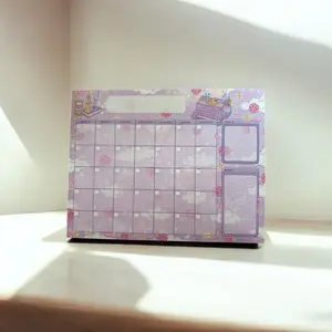 Pastel Academia Monthly Planner Pad