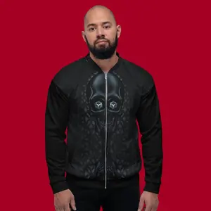 Custom Skull Gothic Unisex Bomber Jacket