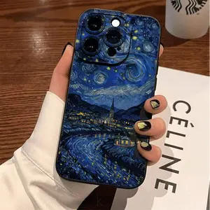 One Piece of a Phone Case Featuring Van Gogh'S Starry Night Design, Uniquely Crafted for Iphone Ranging from 11 to 17 Pro Max, Making It an Ideal Gift for The Holiday Season, Phone Case for iPhone13