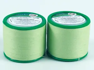 Organic Eyebrow Threading Cotton Threads | Hair Removal Thread for Eyebrow Upper Lip Facial Hair Chin and Small Areas | Green 2 Spools x 300m