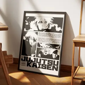 Personalized Jujutsu Kaisen Satoru Gojo Poster, Anime Wall Print Minimalist Painting, Aesthetic Manga, Aesthetic Poster, Anime Manga Art, Digital Download, Jujutsu Kaisen, Kawaii Poster Wall, Manga Art, Poster Film, Room Decor, Satoru Gojo UGFQI118