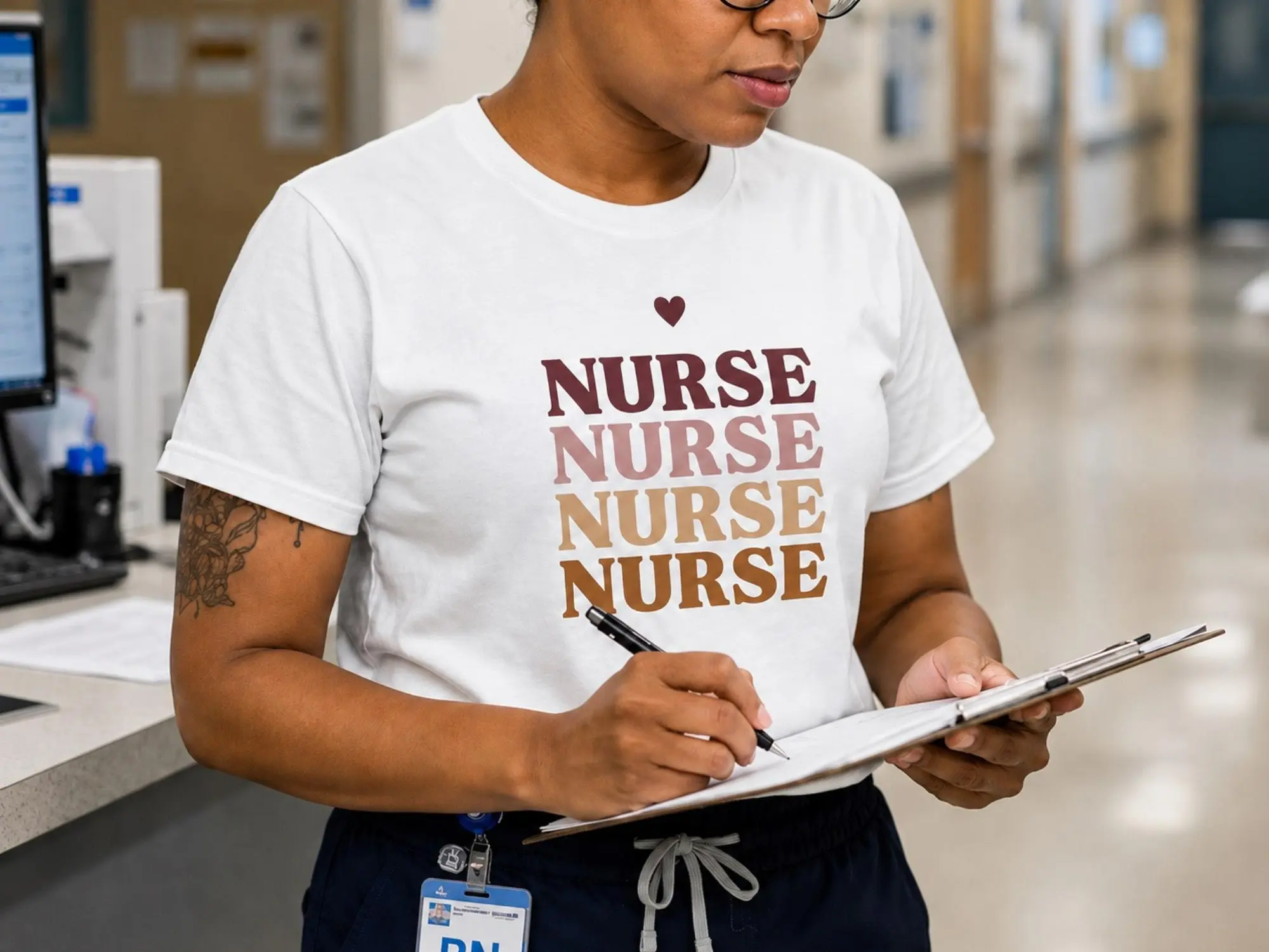 Nurse x4 Shirt | Nurse Appreciation Gift | RN Shirt | Tee for Healthcare Workers