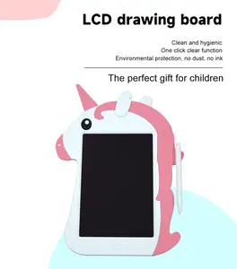 【 One-week Delivery 】 Unicorn 8.5-inch children's large drawing board, children's color LCD writing board, erasable Tablet Christmas