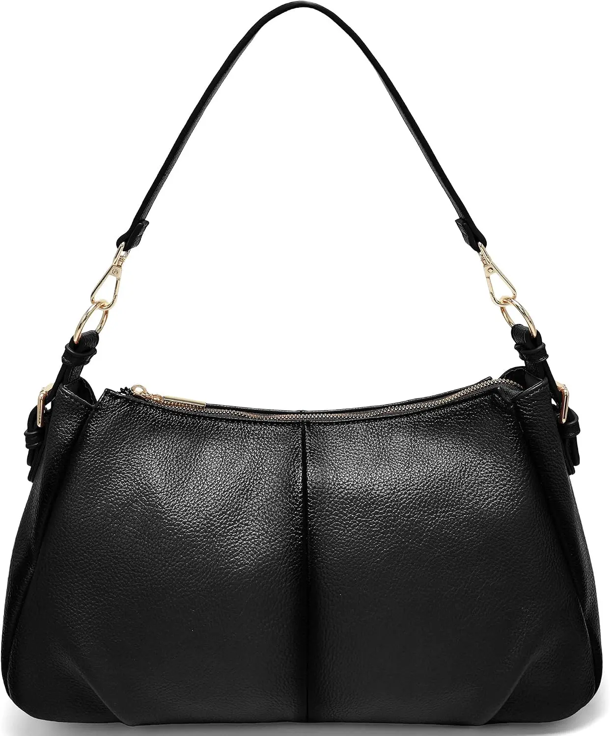 Shoulder Bag for Women Soft PU Leather Hobo Handbags for Daily & Travel with Adjustable Strap and Smooth Zippers