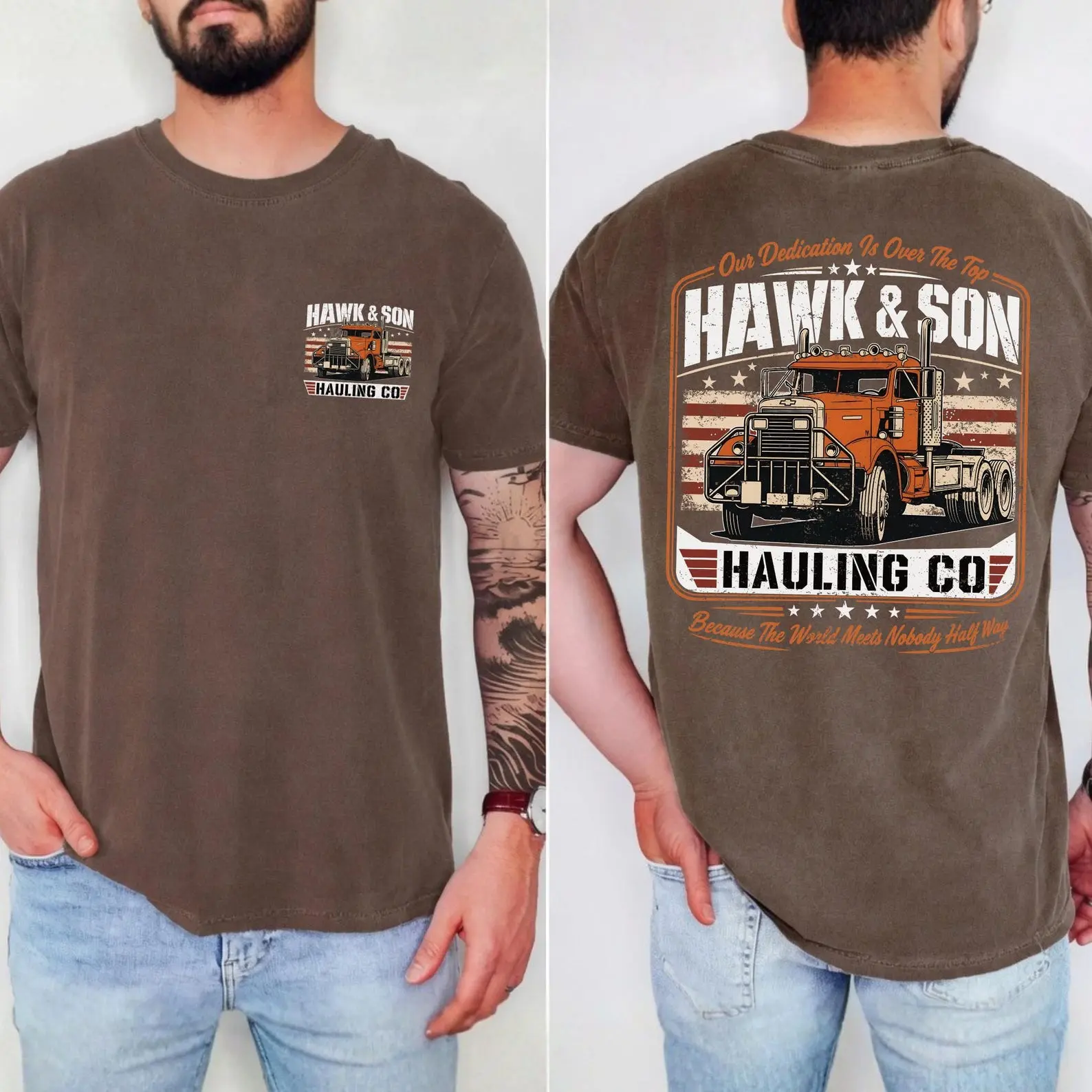 Over the Top Shirt, Vintage 80s Arm Wrestling Movie Tee, Hawk and Son Trucker Gift