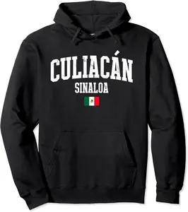 Culiacán Sinaloa Mexico - Retro Mexican Pullover Hoodie - Albertjasso Shop 56B0CL58WW7P