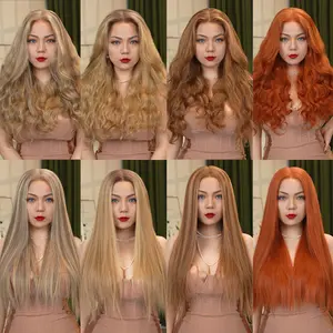 FF WIG Braid Raw Human Hair Glueless Wig 22 Inches 7*5 Pre-Cut HD Lace 250% Density Wear Go Colored Wig with Special Drawstring #FFWIG