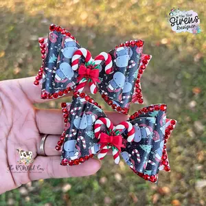 Hippopotamus Christmas Pigtails