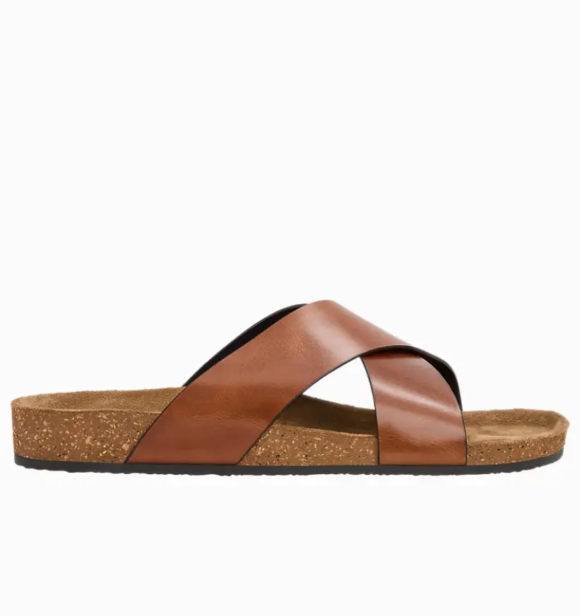 TOMMY BAHAMA André Assous Max Cognac Leather Sandals
