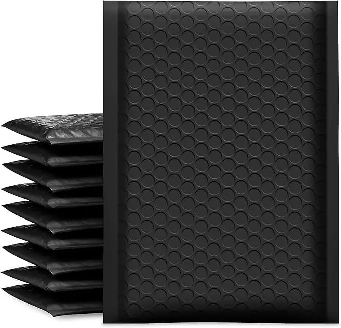 25-Pack 6x10" Padded Bubble Mailers – Self-Seal Shipping Envelopes with 6x9" Usable Size, Extra-Thick Cushioning for Safe Packaging