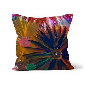 Blue Petal Cushion