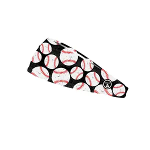 RAVEbandz The Pro - Wide Stretch Headband (Baseball)