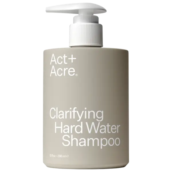 Act+Acre  Clarifying Hard Water Shampoo black onion rosemary green whited whiter 72 natural