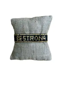 BE STRONG Miyuki Mantra Bracelets