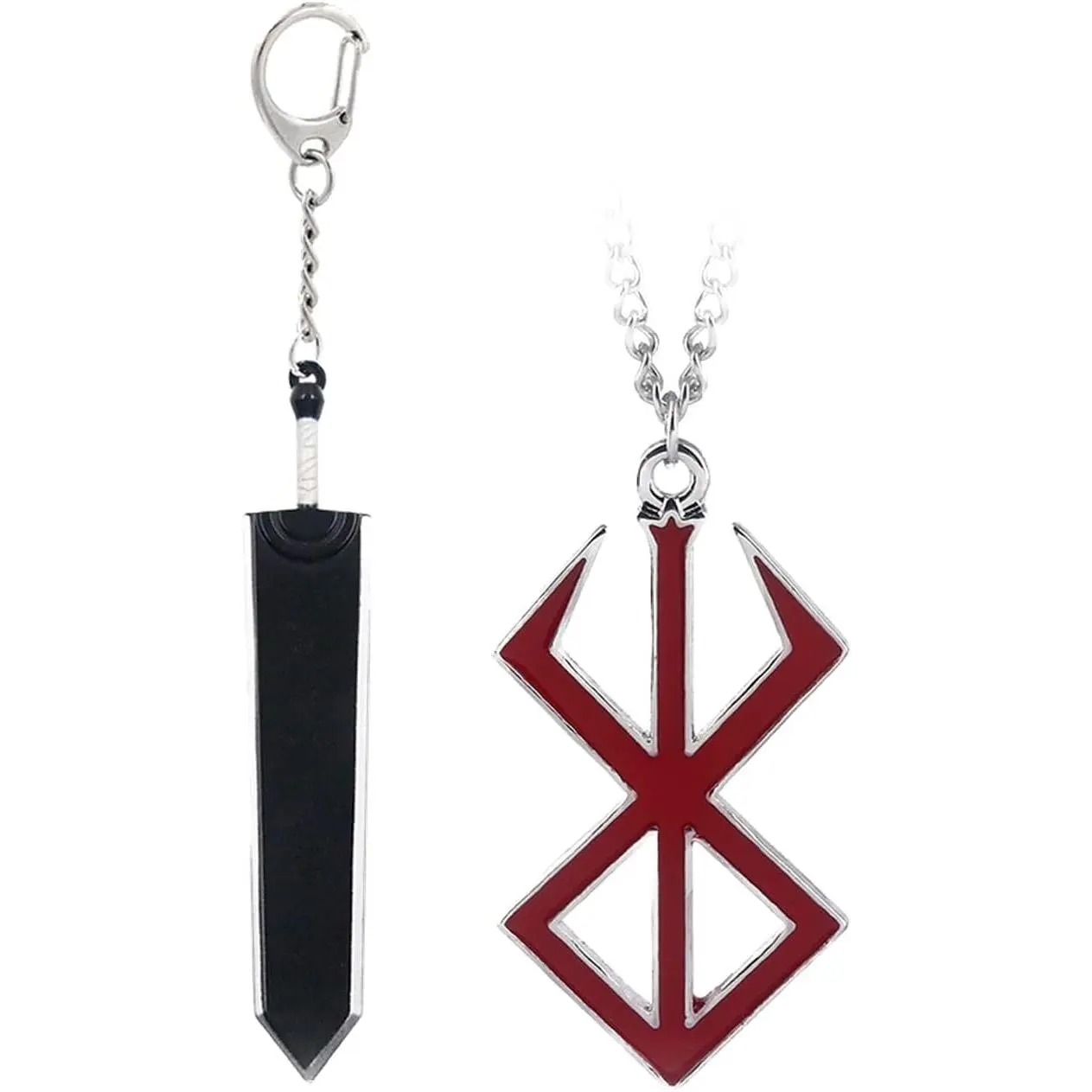 Manga Berserkers Behelit Necklace - Brand Of Sacrifice Rune Pendant - Cosplay Accessories Set Gift