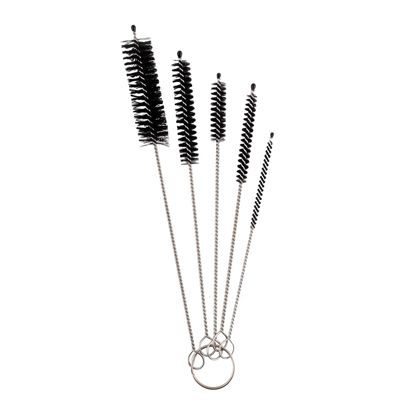 5-Piece Metal Handle Automotive Fuel System Pour Spout Brush Kit, Cleaning Tools for Pourer Care & Extending Pourer Lifespan