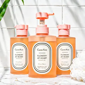 Hydrating Floral Body Wash - Relaxing Honey, Centella & Mint Extract Shower Gel, Rich Foam Daily Self-Care Cleanser for Soft Skin & Fresh Scent