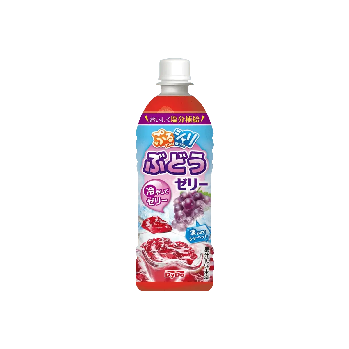 DYDO Japan Grape Jelly Drink Cup 490ml - Refreshing Fruit Beverage with Real Grape Pulp
