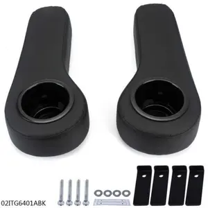 CROSSDESIGN Fit For vehicle Club Car Golf Cart Armrest Cushion w/Cup Holder Rear Seat