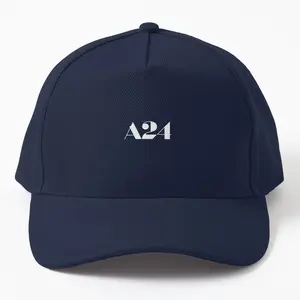 A24 White Logo Twill Cap Hat, Official Merchandise for Film Studio Fans, Perfect for Showing Support and Casual Wear