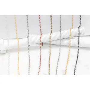 Rolo or Belcher Chain measures 2.5mm x 3.5mm sold by the Foot - CH 910