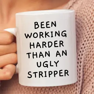 Bosses Gift For Men, Work Humor, Mug Coworker, Construction Worker, Funny Stripper Mugs For Work, Snarky Gifts For Her.