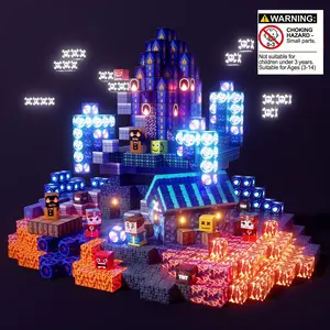 100/150 Pcs STEM Montessori Magnetic Building Blocks Set | Impact-Resistant, Smooth & Burr-Free Edges, High-Saturation Colors | Shape Recognition & Cause-and-Effect Reasoning Skills | Birthday Early Learning Gift for Toddlers Age 3+