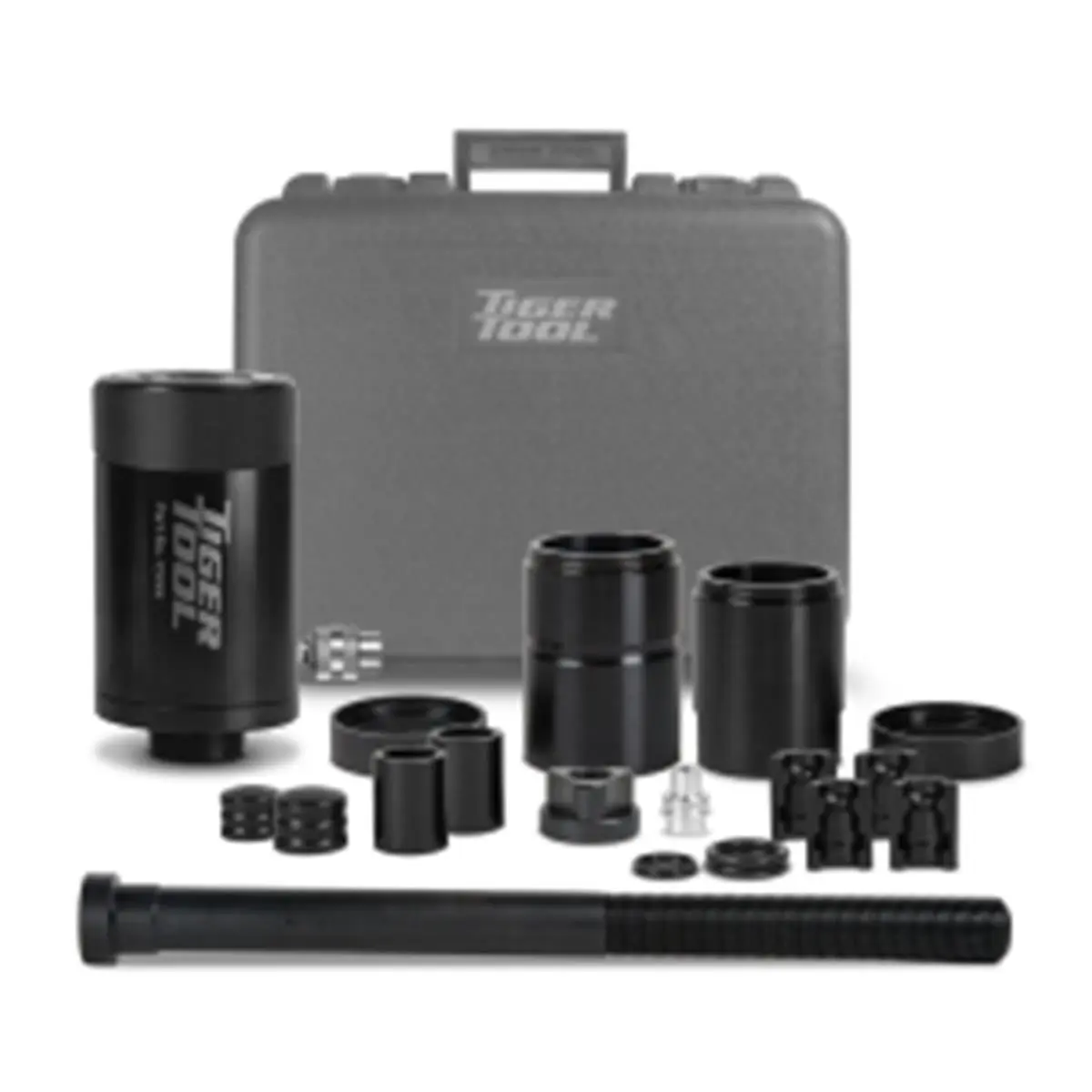 212 MAIN Leaf Spring & Bushing Service Kit, Automotive Car Body Repair Bushing Kit with Bushing Puller, Machined Parts and Cross Reference Chart - No Adapters Included, Tiger Tool, 40 Lbs