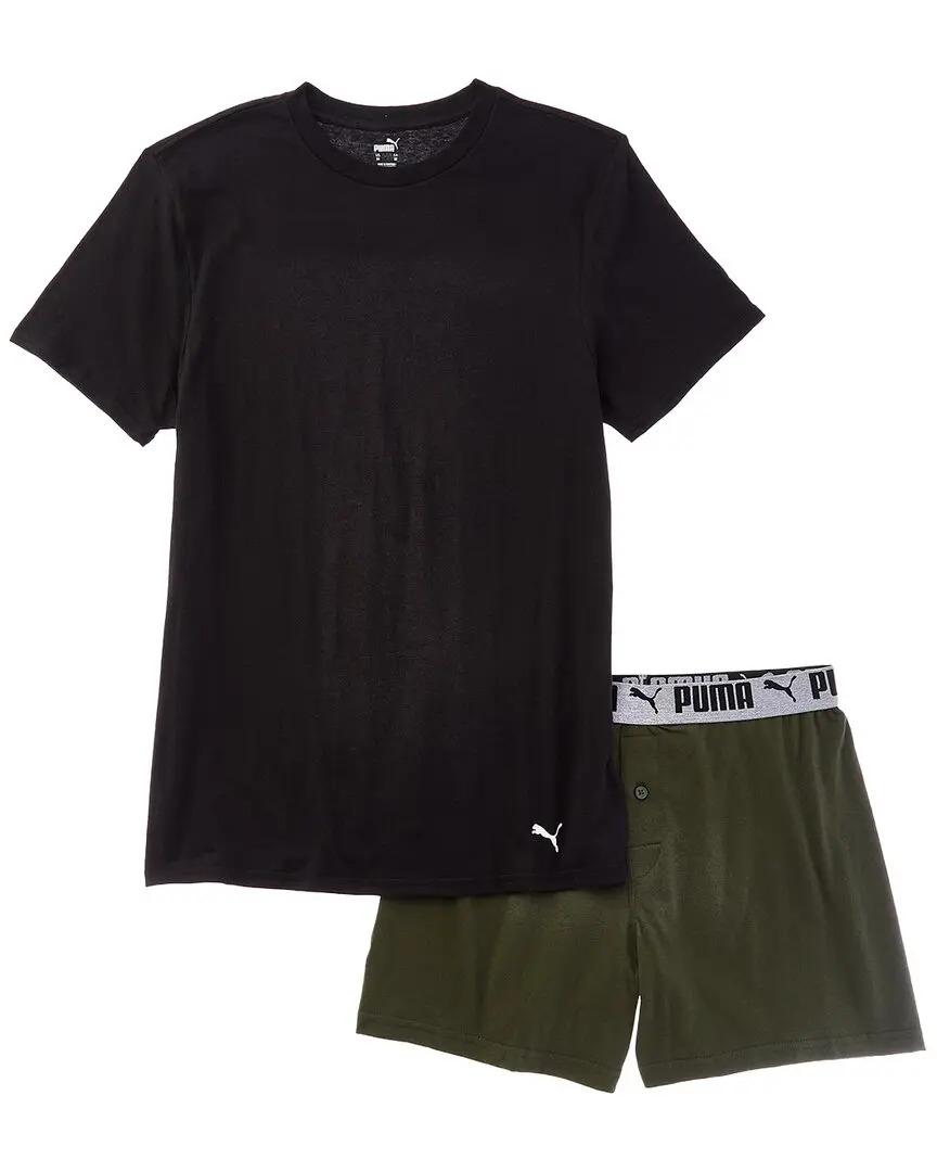 PUMA 2pc Knit T-Shirt & Boxer Set