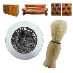 Leather care, Leather Furniture Salve and Brush, Furniture Salve Brush, Best Furniture Salve, Furniture Salve for Wood Wooden Pad Household Magnetic Club Alignment Stick