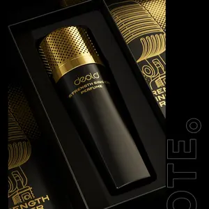 100ML Gold Microphone Perfume, Spicy Oriental Scented Men's Cologne, Gift Box Packaging, Daily Use, Travel, Valentine's Day, Father's Day