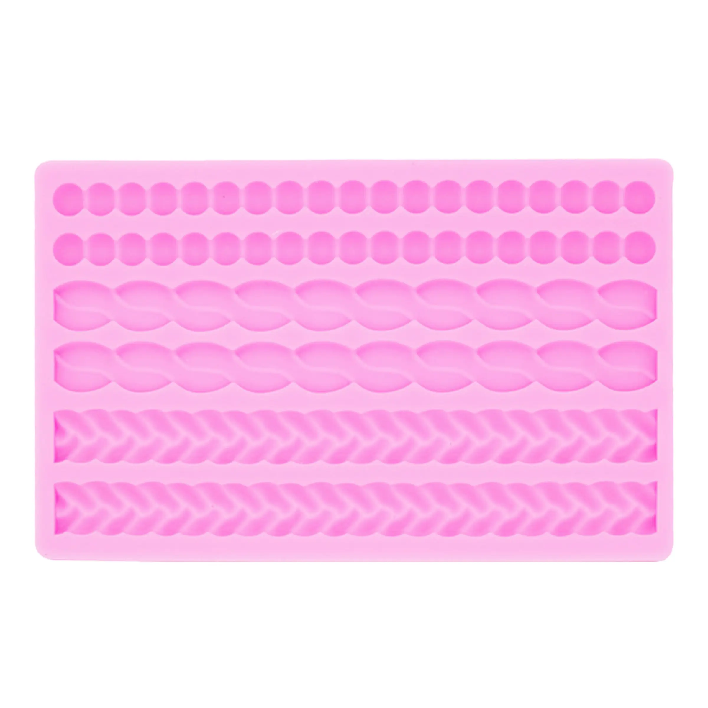 2PCS Silicone Lace Edge Mold Set, Pearl Texture Moulds for Cake Decorating, Chocolate Crafting Tools, Baking & Microwave Safe