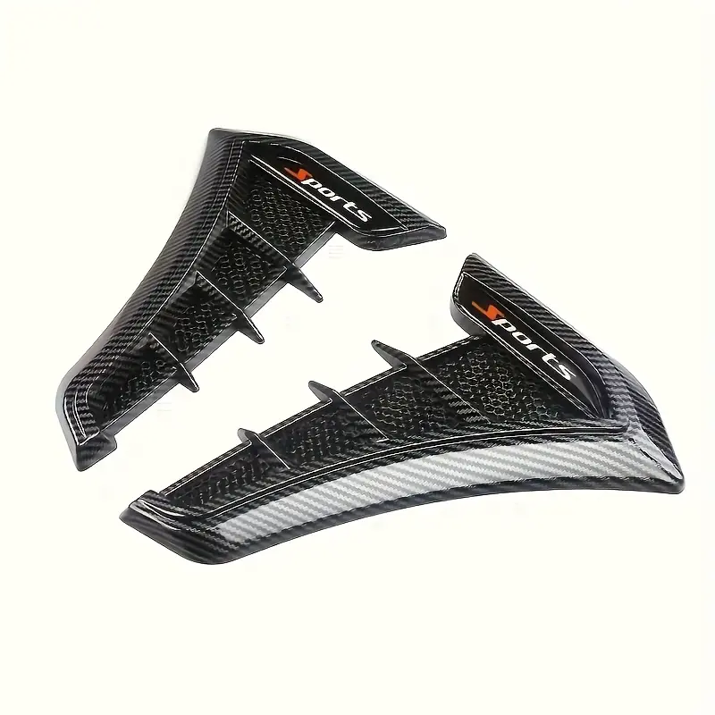 2 car simulation shark gill fender fender modification sticker, general wing car sticker modification, anti-collision protection for your car, Christmas gift for your lover's car taco vinyl side decorative cover