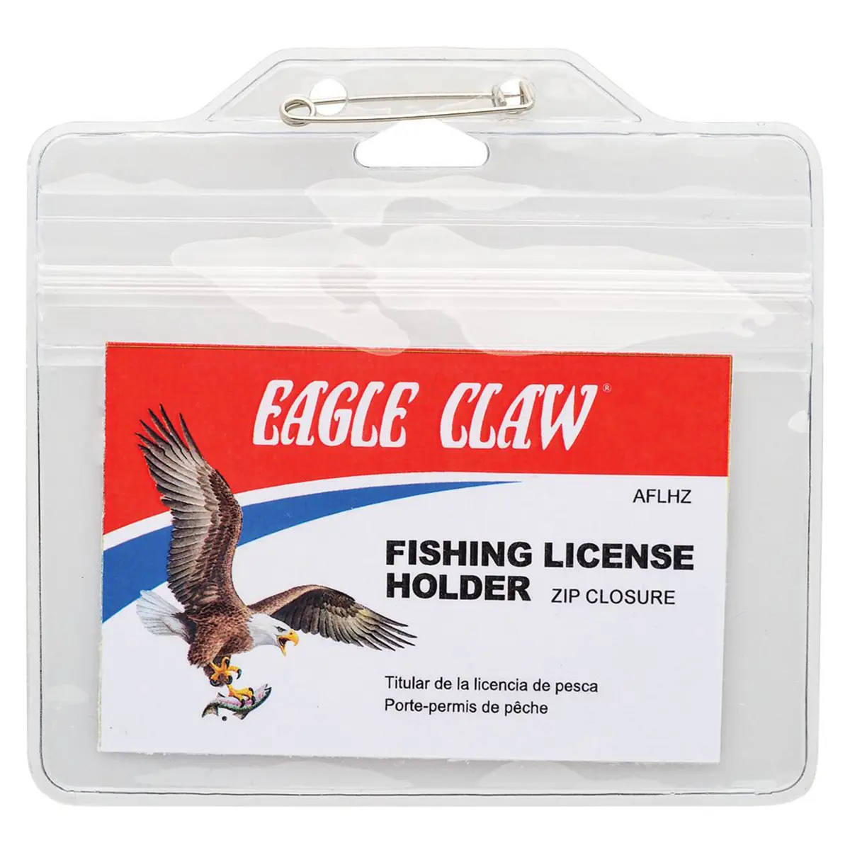 Eagle Claw Fishing License Holder, Jacket, Secure