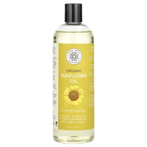 Pure Body Naturals Organic Sunflower Oil, 16 fl oz (473 ml)