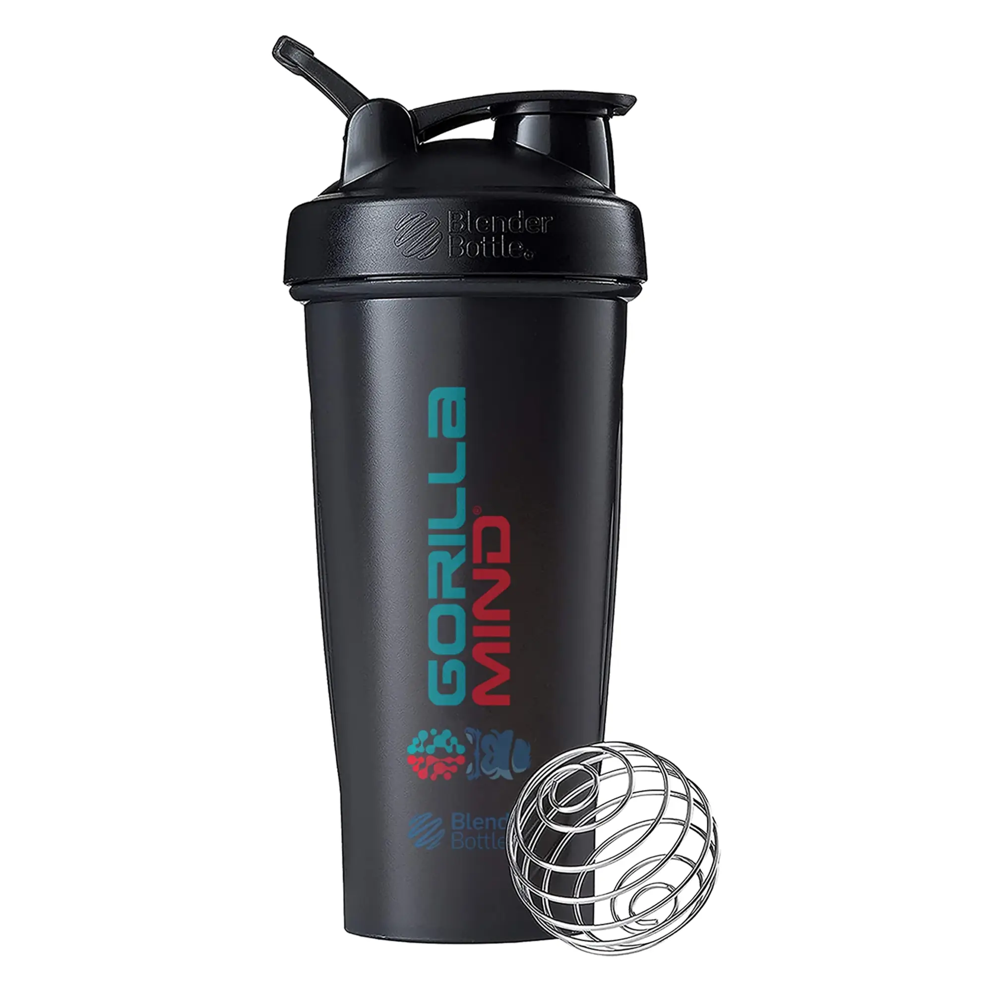 Gorilla Mind BlenderBottle, BPA-Free Refillable Sports Water Bottle, Hydration Tumbler, Shaker Tumbler for Fitness Use