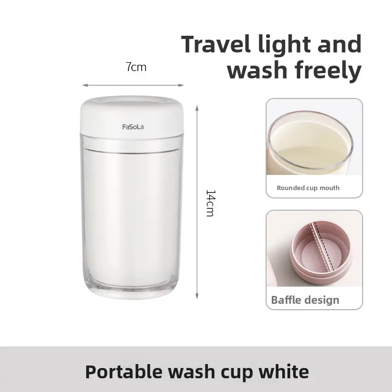 Portable wash cup (white)