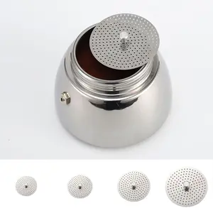 Stainless Steel Moka Pressed Powder Decrement for Espresso Coffee 4 Cup 6 Cups TiktokShopSpringGlowUp