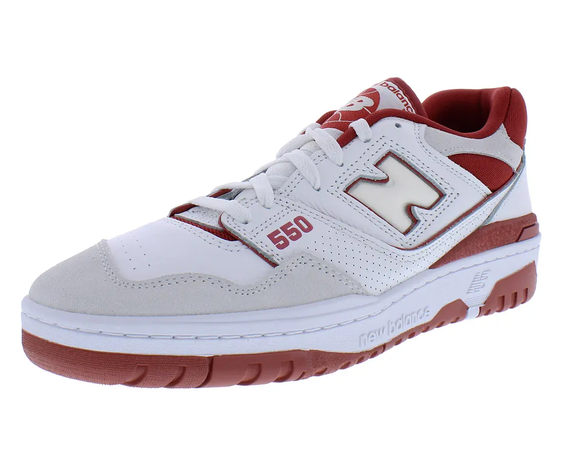 New Balance 550 Unisex Sports Sneakers, Breathable Casual Athletic Footwear for Daily Wear