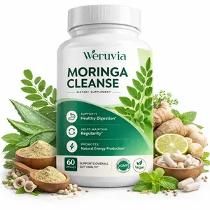 Moringa Body Cleanse Capsules: Digestive Aid and Daily Health Supplement