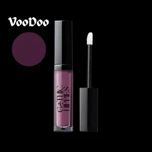 LUXURY GODDESS Liquid Velvet Lipstick Voodoo Dark Purple Maroon Undertone Matte Longwear Lightweight Lipgloss Makeup