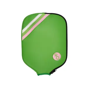 "Lily Pad" Leather Pickleball Paddle Cover