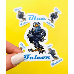 Blue Falcon Sticker for Police Law Enforcement Military