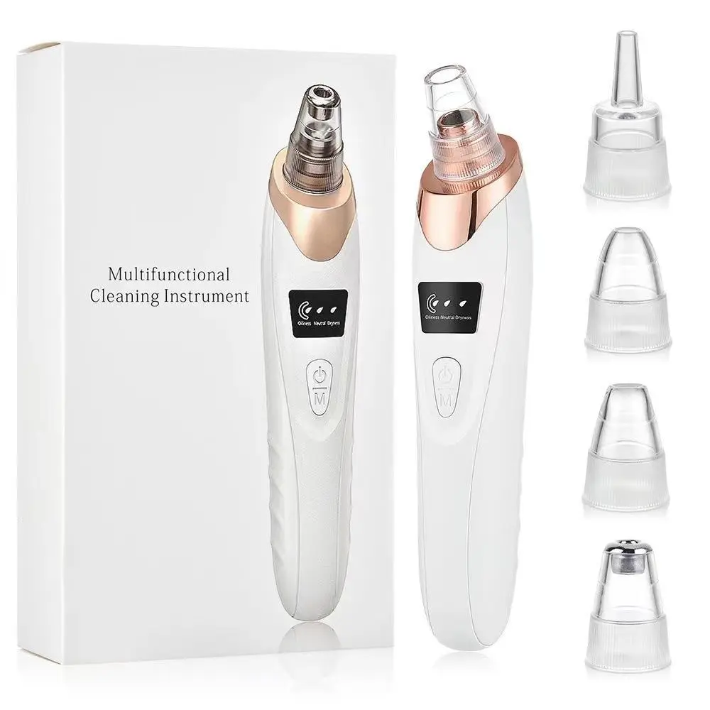 Blackhead Remover USB Rechargeable Pore Cleanser, Deep Cleaning Acne Treatment, Gentle Exfoliation Portable Beauty Tool, Facial Cleansing Instrument